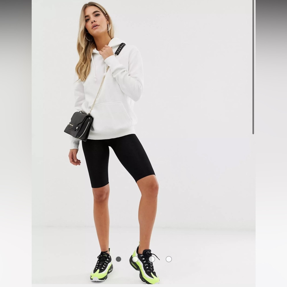 ASOS DESIGN basic legging biker ‘90s shorts in (BLACK) (4)